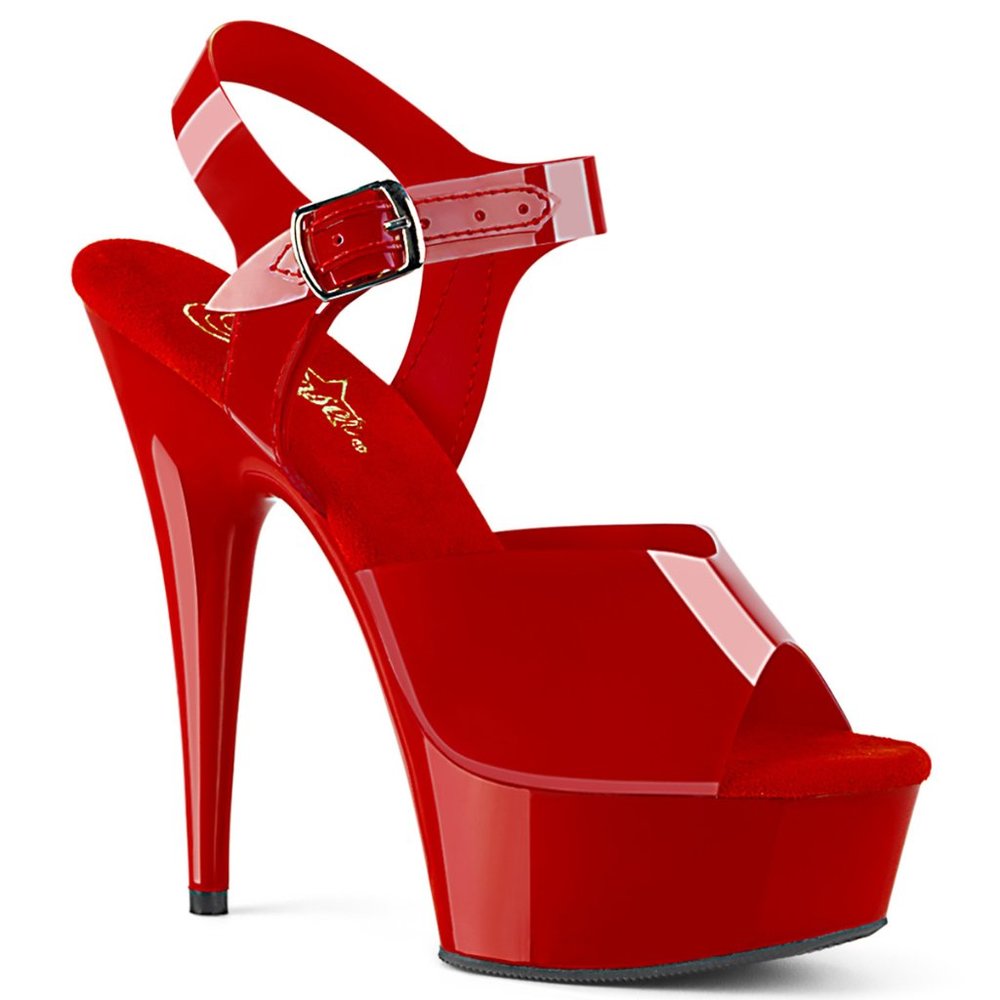 ISO: Pleaser Delight-608N Red Sz 12